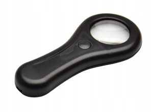 Lupa powiększająca podświetlenie 5 led 5x