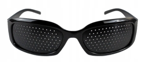 OKULARY AJURDWEDYJSKIE POPRAWIAJĄCE WZROK DZIURKI