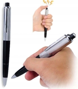 DŁUGOPIS PISZĄCY RAŻĄCY PRĄDEM SHOCK DOWCIP PRANK