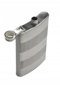 PIERSIÓWKA GŁADKA 9OZ 266ML STAL INOX POD PREZENT