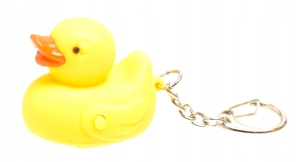 BRELOK BRELOCZEK KACZKA KACZUSZKA ŚWIECI GRA