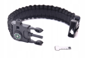 OPASKA KOMPAS SURVIVAL KRZESIWO LINKA GWIZDEK NÓŻ