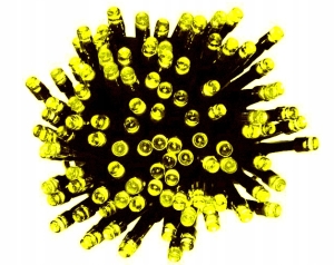 LAMPKI CHOINKOWE 100 LED ŁĄCZENIE KOLOR ŻÓŁTY