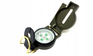 KOMPAS WOJSKOWY MINI BUSOLA SKŁADANY ARMY METALOWY