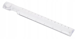 LUPA DO CZYTANIA LINIJKA 14cm POWIEKSZAJACA 2,5 5X