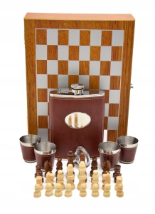 PIERSIÓWKA SZACHY PREZENT 4 KIELISZKI LEJEK GRAWER