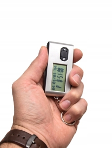 BRELOK PAMIĘĆ KART SIM BUDZIK STOPER ALARM DATA