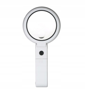 Przenośna lupa składana podświetlana 8led czytania