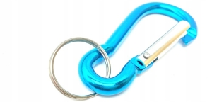 BRELOK BRELOCZEK KARABIŃCZYK ALUMINIUM NA KLUCZE