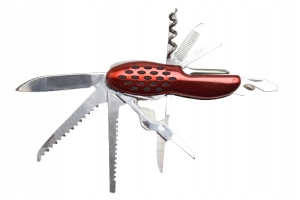 MINI MAŁY SCYZORYK 12 W 1 MULTITOOL OTWIERACZ NÓŻ