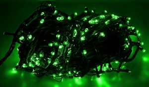 LAMPKI CHOINKOWE 300 LED ŁĄCZENIE KOLOR ZIELONY