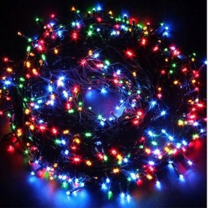 LAMPKI CHOINKOWE 500 LED ŁĄCZENIE MULTIKOLOR MIX