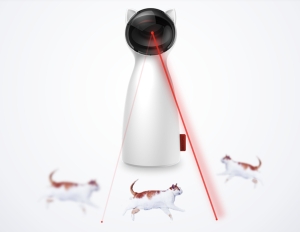 ZABAWKA DLA KOTA ROBOT LASER INTERAKTYWNA NOWOŚĆ