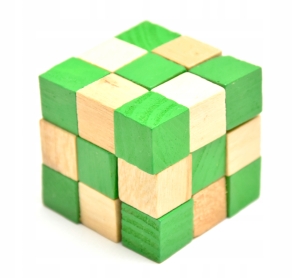 ŁAMIGŁÓWKA PUZZLE DREWNO KOSTKA ZABAWKA PREZENT
