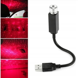 LASER USB CZERWONY DO AUTA WSKAŹNIK DISCO DYSKO