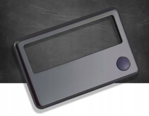 LUPA X3 KARTA PODŚWIETLENIE LATARKA 2X LED UV