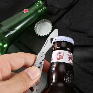 NÓŻ SCYZORYK KIESZONKOWY KLUCZ OTWIERACZ BRELOK