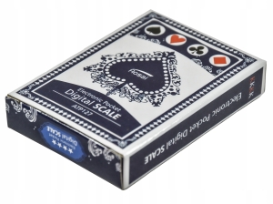 WAGA JUBILERSKA ELEKTRONICZNA LCD UKRYTA KARTY TALIA PRECYZYJNA 0,01G 200G