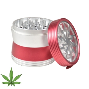 MŁYNEK GRINDER METALOWY CBD THC MARIHUANA TYTOŃ