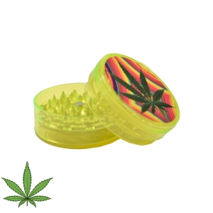 MŁYNEK GRINDER PLASTIK 3D MARIHUANA THC KRASHER