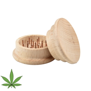 MŁYNEK GRINDER DREWNIANY RĘCZNA ROBOTA BUK POLSKI