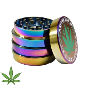 MŁYNEK GRINDER METALOWY CBD THC MARIHUANA TYTOŃ