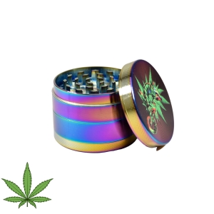 MŁYNEK GRINDER METALOWY CBD THC MARIHUANA TYTOŃ