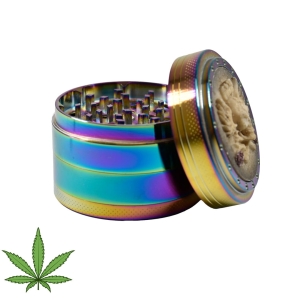 MŁYNEK GRINDER CBD THC MARIHUANA CZASZKA KAMELEON