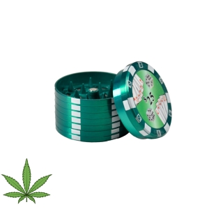 MŁYNEK GRINDER ŻETON ŻETONY METAL MARIHUANA THC